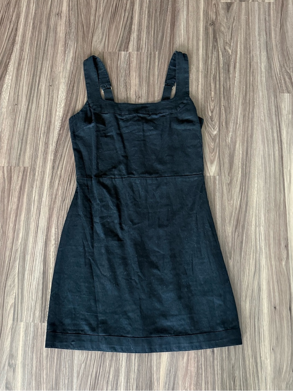 Abercrombie Black Linen Tank Dress
